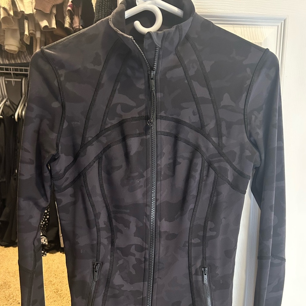 Lululemon Black Camouflage Define Jacket 6